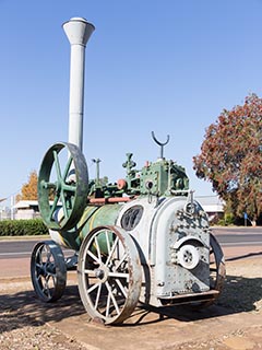 Moible Steam Engine at Ilfracombe Machinery Museum