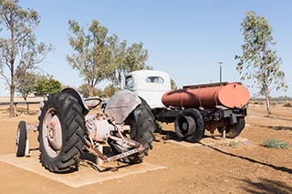 Tractor and Truck at Ilfracombe Machinery Museum