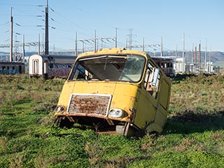 abandoned truck cab, Port Pirie, South Australia