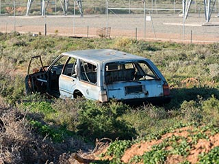 abandoned Ford Falcon, Port Pirie, South Australia