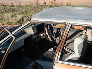 abandoned Ford Falcon, Port Pirie, South Australia