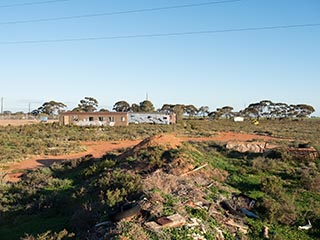 abandoned railway carriage, Port Pirie, South Australia