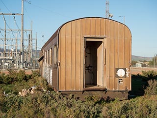 abandoned railway carriage, Port Pirie, South Australia