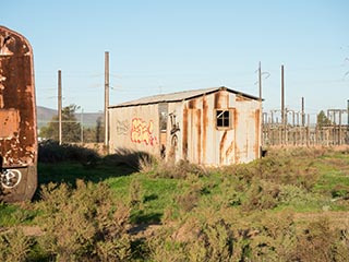 old steel shed, Port Pirie, South Australia