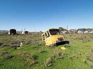 abandoned truck cab, Port Pirie, South Australia