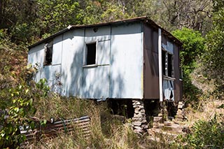 Abandoned house in the bush near Wondabyne, Australia