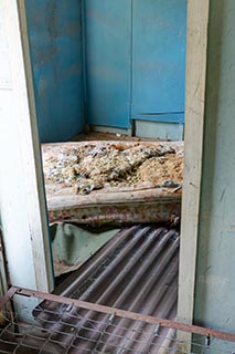 Interior of abandoned house