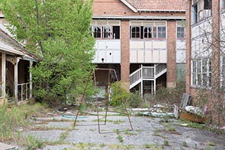 Courtyard of St. John's Orphanage, Goulburn