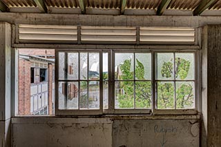 Upstairs corridor in St. John's Orphanage