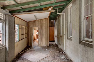 Upstairs corridor in St. John's Orphanage