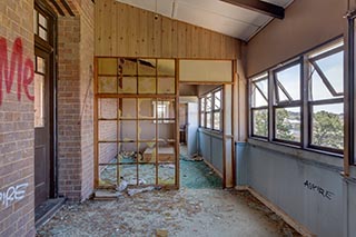 Upstairs room in St. John's Orphanage