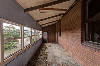 Upstairs corridor in St. John's Orphanage