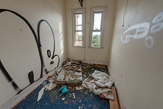 Upstairs room in St. John's Orphanage