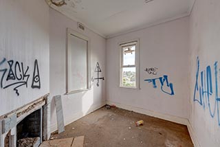 Upstairs room in St. John's Orphanage