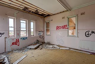 Upstairs room in St. John's Orphanage