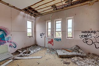 Upstairs room in St. John's Orphanage