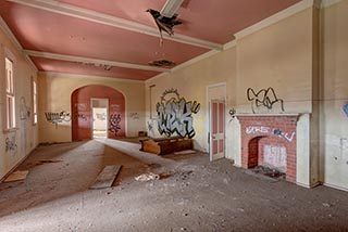 Upstairs room in St. John's Orphanage