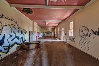 Upstairs room in St. John's Orphanage