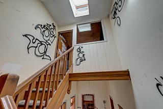 Central staircase in St. John's Orphanage