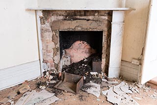 Fireplace in St. John's Orphanage