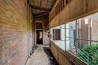 Downstairs corridor in St. John's Orphanage