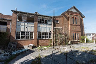 Courtyard of St. John's Orphanage, Goulburn