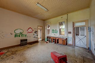 Downstairs room in St. John's Orphanage