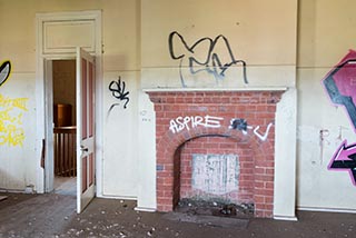 Fireplace in St. John's Orphanage