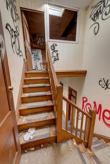 Central staircase in St. John's Orphanage