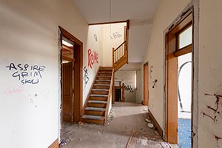 Central staircase in St. John's Orphanage