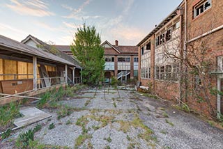 Courtyard of St. John's Orphanage, Goulburn