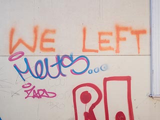 Graffiti in St. John's Orphanage