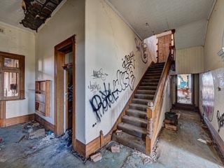 Main staircase in St. John's Orphanage