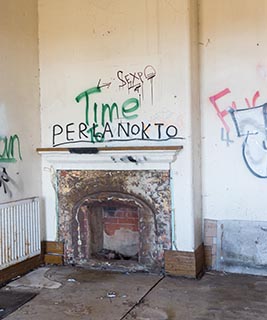 Fireplace in St. John's Orphanage