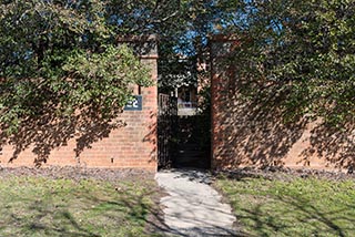 Front gate of St. John's Orphanage