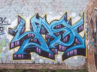 Graffiti in Abandoned Tooth & Co Maltings, Mittagong