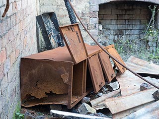 Burnt Out House in Mittagong, Australia