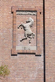 Tooth & Co Logo on Abandoned Malt House