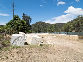 Stone Outside Wondabyne Quarry