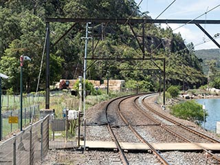 Railway by Wondabyne Quarry