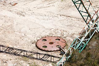 Giant Saw Blade at Wondabyne Quarry