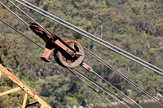 Disused crane at Wondabyne Quarry