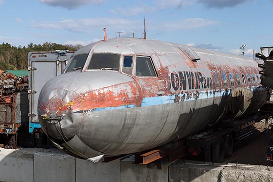 Airliner in a Junkyard