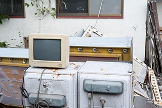 Garbage in Disused Love Hotel Car Park