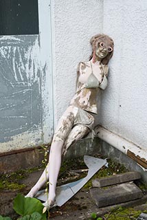 Disfigured Mannequin outside Love Hotel Noukyou