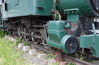 Cylinder of LDK 56 steam locomotive