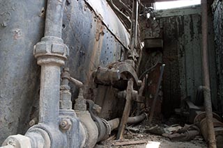 Boiler of LDK 56 steam locomotive