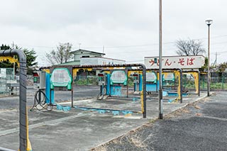 Abandoned car wash and restaurants, Tochigi Prefecture, Japan