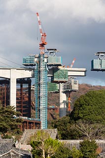 Motorway construction, Wakayama Prefecture, Japan