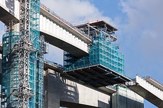 Motorway construction, Wakayama Prefecture, Japan